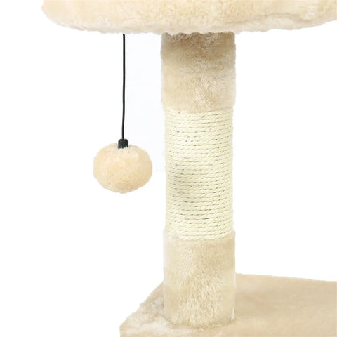 Cat Scratcher Tower Home Furniture Cat Tree Pets Hammock Sisal Cat Scratching Post Climbing Frame Toy Spacious Perch