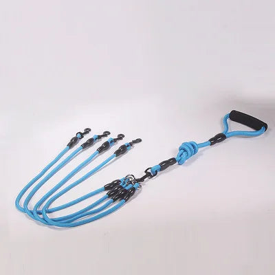 Pet Dog Leash Nylon Rope Double Dual Two Heads Dogs Leash 2 Way Coupler Walk Two and More Dogs Collars Harness Leads Dog Leashes