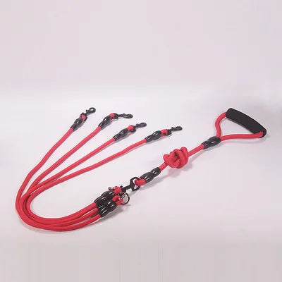 Pet Dog Leash Nylon Rope Double Dual Two Heads Dogs Leash 2 Way Coupler Walk Two and More Dogs Collars Harness Leads Dog Leashes