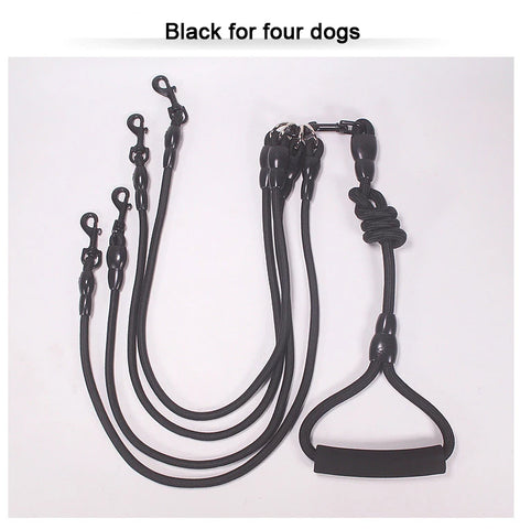 Pet Dog Leash Nylon Rope Double Dual Two Heads Dogs Leash 2 Way Coupler Walk Two and More Dogs Collars Harness Leads Dog Leashes