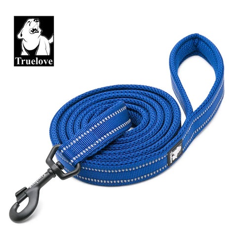 Truelove Soft Dog Pet Leash in Harness and Collar Reflective Nylon Cat Mesh Walking Training 11 Color Length 110cm TLL2111