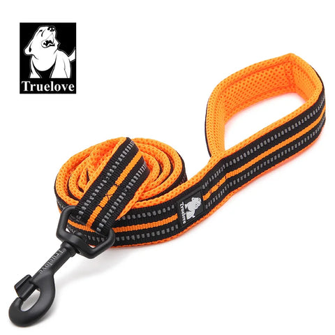 Truelove Soft Dog Pet Leash in Harness and Collar Reflective Nylon Cat Mesh Walking Training 11 Color Length 110cm TLL2111