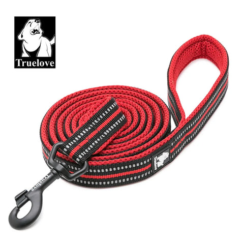 Truelove Soft Dog Pet Leash in Harness and Collar Reflective Nylon Cat Mesh Walking Training 11 Color Length 110cm TLL2111