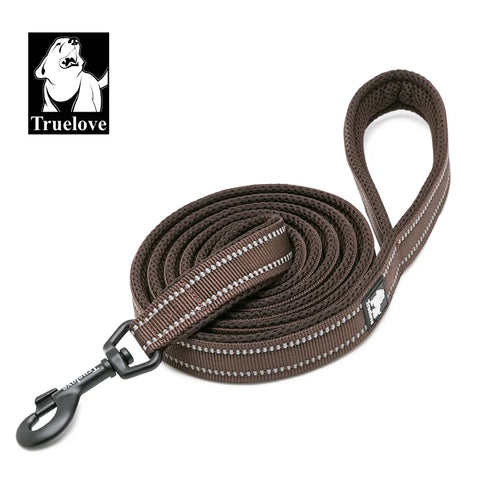 Truelove Soft Dog Pet Leash in Harness and Collar Reflective Nylon Cat Mesh Walking Training 11 Color Length 110cm TLL2111