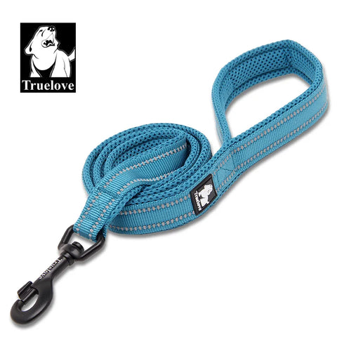 Truelove Soft Dog Pet Leash in Harness and Collar Reflective Nylon Cat Mesh Walking Training 11 Color Length 110cm TLL2111