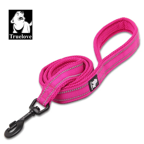 Truelove Soft Dog Pet Leash in Harness and Collar Reflective Nylon Cat Mesh Walking Training 11 Color Length 110cm TLL2111