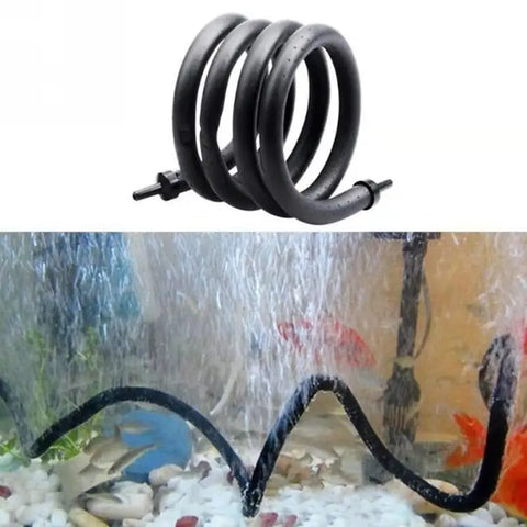 Sizes20cm~120cm Aquarium Fish Tank Air Stone Bubble Wall Aeration Soft Tube Hose Fish Tank Pump Hydroponic Oxygen Diffuser Tubes