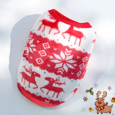 Cute Dog Clothes Winter Vest For Small Dogs Cats Warm Pets Sweater Soft Flannel Puppy Puffer Jacket Dog Accessories Supplies Xxs