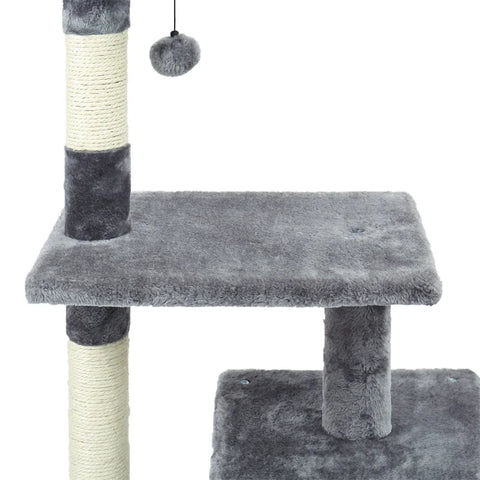 Cat Scratcher Tower Home Furniture Cat Tree Pets Hammock Sisal Cat Scratching Post Climbing Frame Toy Spacious Perch