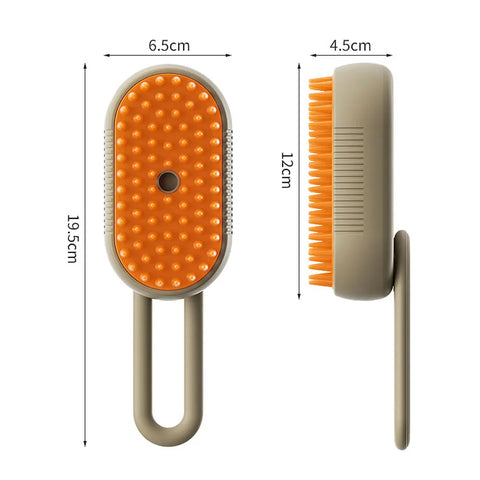 Multifunctional Cat Steamy Brush 2024 New 3 in 1 Electric Cleaning Steam Dog Brush For Spray Massage Pet Hair Removal Combs