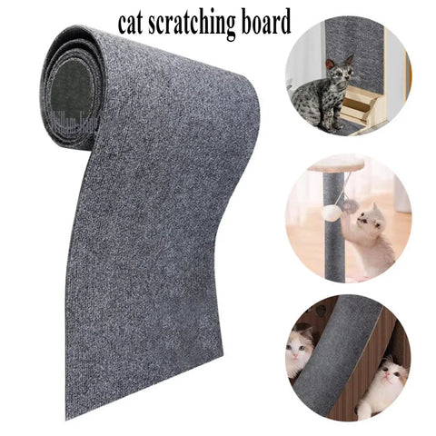 Cats Tree Carpet Mat Cats Scratcher Scratching Protector. Self-Adhesive Pet Furniture Sofa Corner Indoor Trimmable Anti Tower