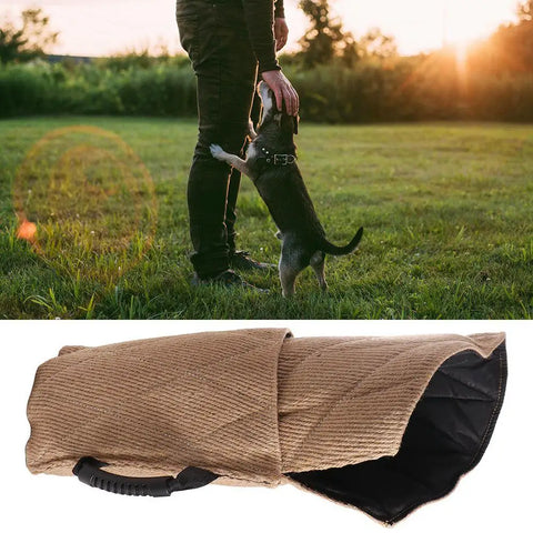 Practical Stable Interactive Play Durable Jute Training Young Arm Protection Safety Pet Dog Bite Sleeve Thickened