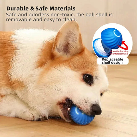 Intelligent dog toy ball automatic electronic interactive training pet toy sports ball rechargeable(including shell replacement）