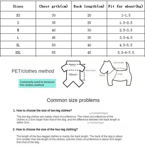 Winter Pet Clothes Dogs Hoodies Jumpsuit Warm Sweatshirt for Small Medium Large Dogs Jacket Clothing Pet Costume Dogs Clothes