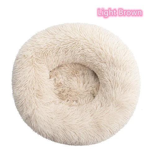 Super Soft Pet Cat Bed Plush Full Size Washable Calm Bed Donut Bed Comfortable Sleeping Artifact Suitable For All Kinds Of Cats