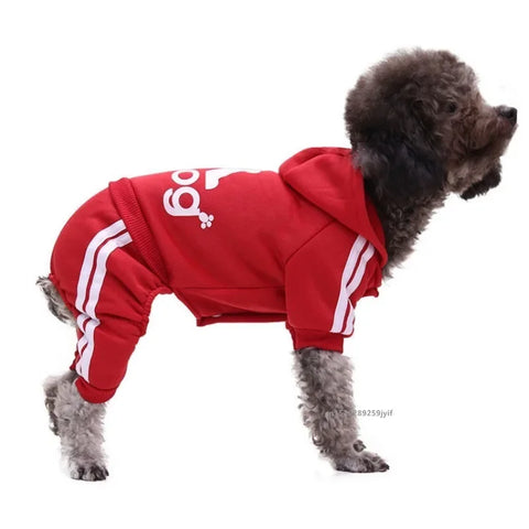 Winter Pet Clothes Dogs Hoodies Jumpsuit Warm Sweatshirt for Small Medium Large Dogs Jacket Clothing Pet Costume Dogs Clothes