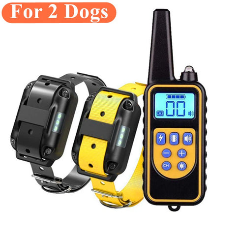 Remote Dog Training Collar Obedience Behavior Electronic Static Anti-Bark Electronic Shock Collar E-Collar Stimulation No-Bark