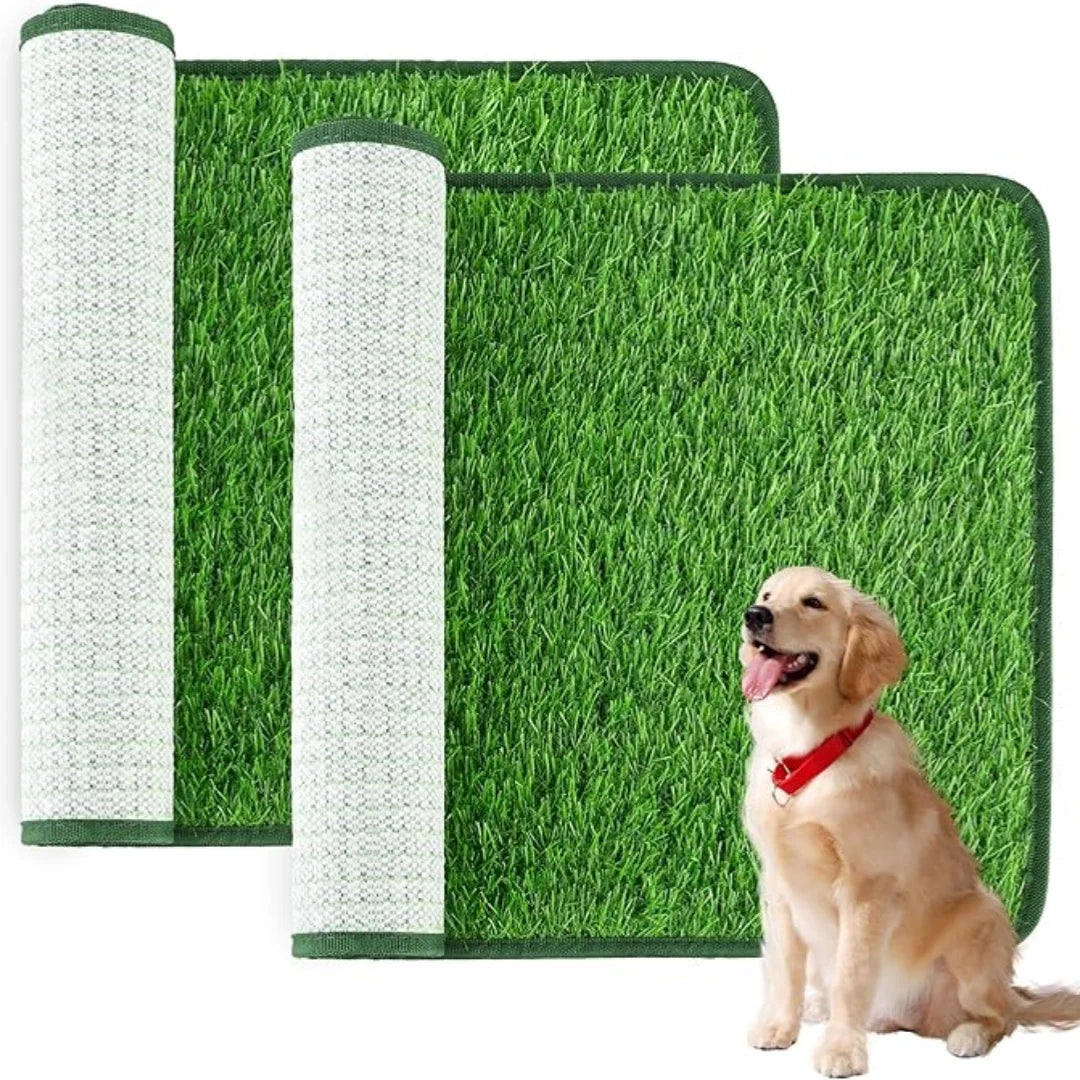 Artificial Grass Dog Potty Pad - Easy to Clean, Odor Resistant,Indoor/Outdoor Pet Training Solution