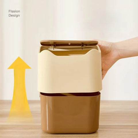 Mini Cat Excrement Trash Can Fully Enclosed Cat Litter Basin Cat Toilet Cat Litter Special Garbage Can Excrement Supplies