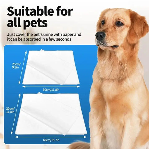 Pet Potty Disposable Dog Pee Pad Suction Diapers Urine Absorbent Mat Paper Pet Cat Training Toilet Cleaning Supplies Accessories