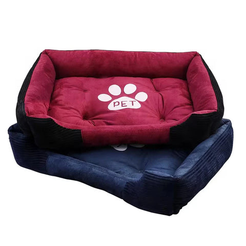 Warm Bone Pet Dogs Bed Washable House Cat Puppy Cotton Kennel Mat Soft Nest Dog Baskets Pet Products For Small Medium Large Dog