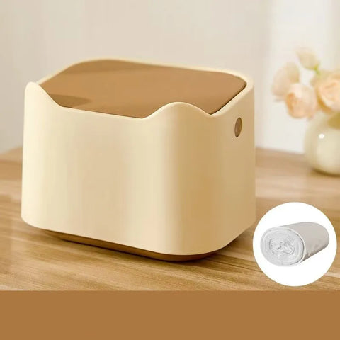 Mini Cat Excrement Trash Can Fully Enclosed Cat Litter Basin Cat Toilet Cat Litter Special Garbage Can Excrement Supplies