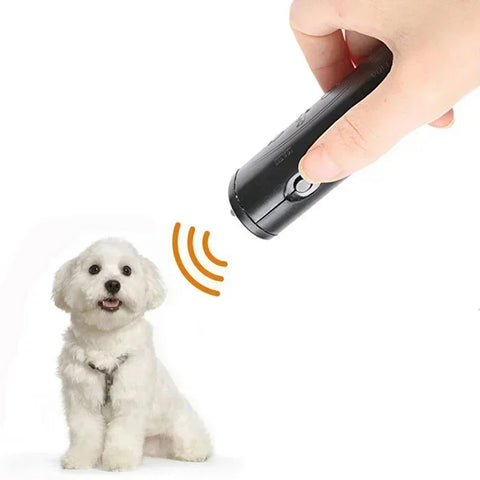 LED 3 in 1 Pet Dog Repeller Anti Barking Stop Bark Training Device Trainer Ultrasonic Anti Barking Ultrasonic Without Battery