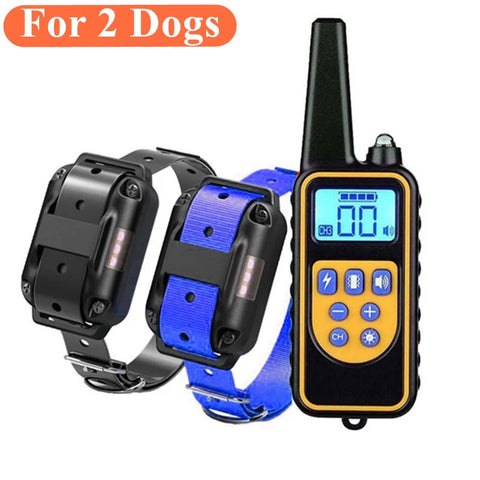 Remote Dog Training Collar Obedience Behavior Electronic Static Anti-Bark Electronic Shock Collar E-Collar Stimulation No-Bark