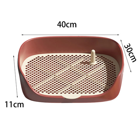 Pet Dog Toilet Portable Dog Potty Pan Trainer Litter Box Anti-Splash Pets Wc Toilet Puppy Kitten Cleaning Tool