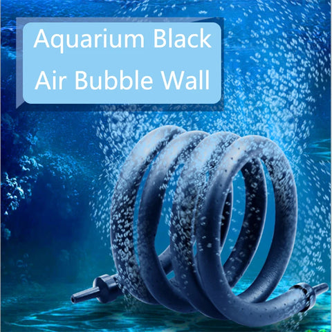 Sizes20cm~120cm Aquarium Fish Tank Air Stone Bubble Wall Aeration Soft Tube Hose Fish Tank Pump Hydroponic Oxygen Diffuser Tubes