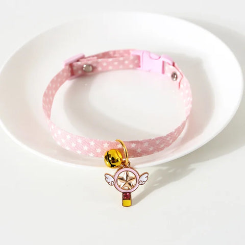 New Adjustable Kitten Collar with Bell Cut Pet Cat Collars Breakaway Cats Necklace Puppy Collar Cat Supplies Cat Accessories