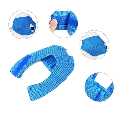 Breathable Cat Muzzle Anti Biting Chewing Pet Grooming Supplies Kitten Bathing Bag Bathing Mask Colorful Cat Mouth Guard Muzzle