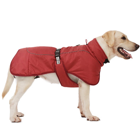 Big Dog Jacket Windproof Winter Warm Dog Clothes for Medium Large Dogs Labrador Coat Golden Retriever Costume Pitbull Outfits