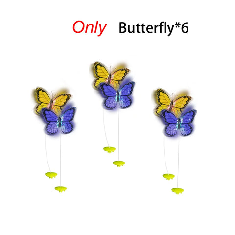 All For Paws Cat Toy Flutter Bug Interactive Electronic Cat Stimulating Toy Interactive Butterfly Flutter Bug Cat Automatic Toys