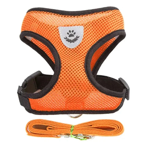 Cat Harness Vest Walking Lead Leash for Puppy Dogs Collar Adjustable Mesh Dog Harness for Small Medium Dogs Kitten Accessories