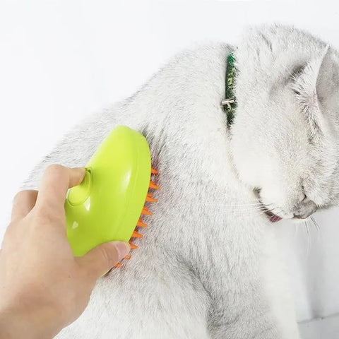 Pet Grooming Cat Brush Electric Spray Water Spray Kitten Dog Comb Soft Silicone Depilation Cats Bath Hair Brush Grooming Supplie