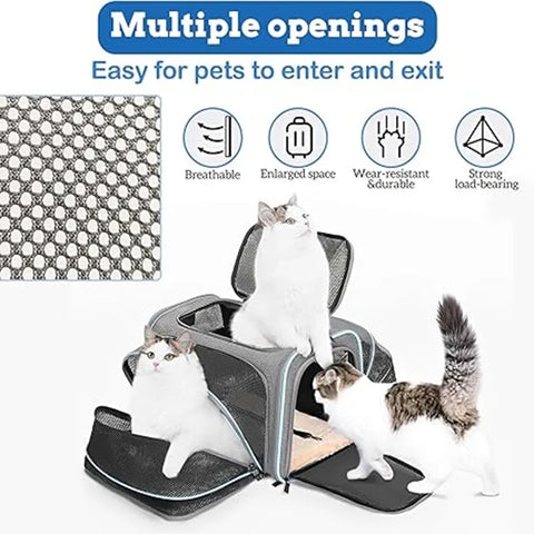 Pet Carriers Backpack Portable Breathable Foldable Cat Bag Transport for Cats Dog Carrier Bags Outdoor Travel Pets Transport Bag