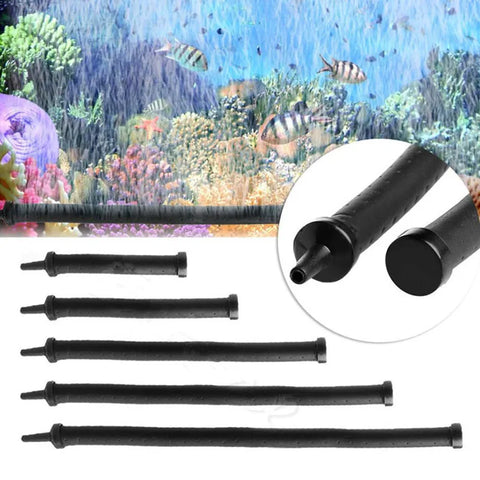 Sizes20cm~120cm Aquarium Fish Tank Air Stone Bubble Wall Aeration Soft Tube Hose Fish Tank Pump Hydroponic Oxygen Diffuser Tubes