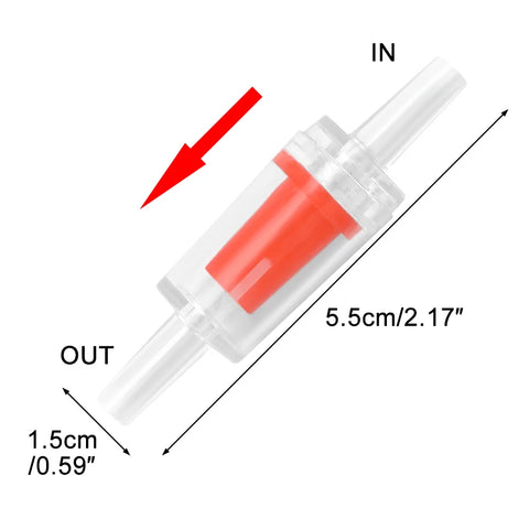 Aquarium Air Pump Accessories Kit with Air Stone Bubble Aerator, Check Valves, Suction Cups, Air Tube, for Fish Tank Oxygen Pump