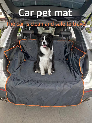 SUV Cargo Liner for Dogs, Waterproof Pet Cargo Cover Dog Seat Cover Mat for SUVs Sedans Vans