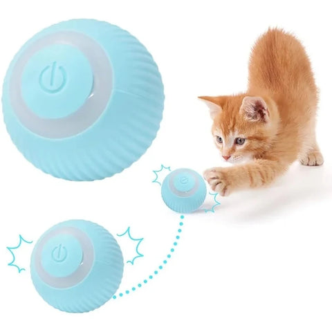 Interactive Cat Toy Ball Smart Cat Toys Indoor Automatic Rolling Magic Ball Electronic Interactive Cat Toy Cat Game Accessories