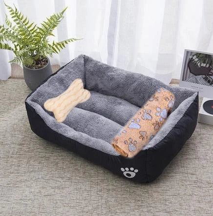 Warm Bone Pet Dogs Bed Washable House Cat Puppy Cotton Kennel Mat Soft Nest Dog Baskets Pet Products For Small Medium Large Dog