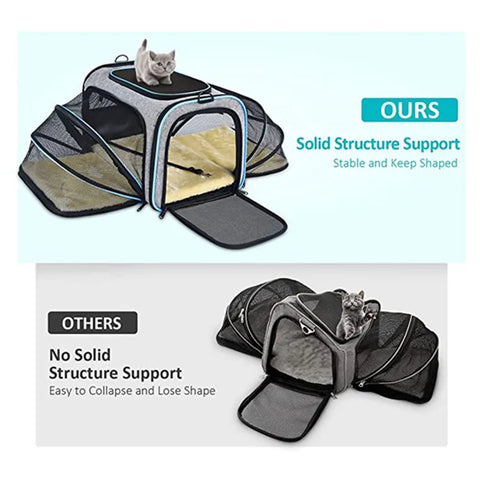 Pet Carriers Backpack Portable Breathable Foldable Cat Bag Transport for Cats Dog Carrier Bags Outdoor Travel Pets Transport Bag