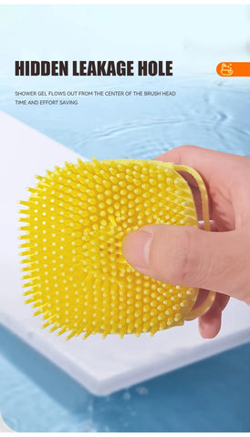 Dog Bath Brush Silicone Pet Shampoo Brush Soap Dog Scrubber Cat Massage Grooming Wash Comb Soft Rubber Puppy Clean Brush