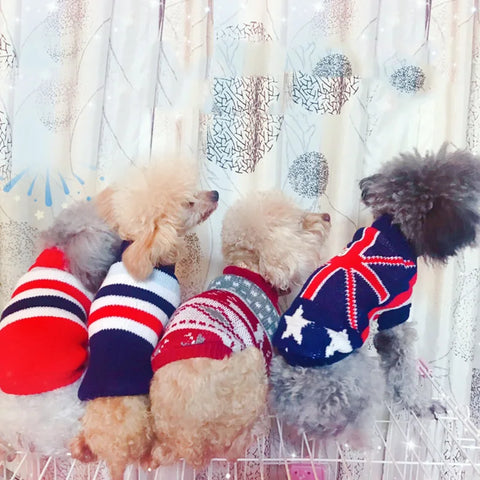 Cute Pet Dog Sweater for Small Dogs Winter Warm Puppy Cat Clothes Dachshund Pullover Mascotas Costume Clothing roupa cachorro