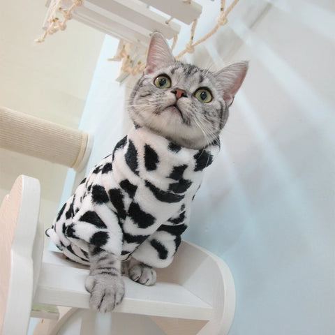 New Hairless Cat Sweater Winter Fashion Thickening Warm Sphynx Clothes Home Comfortable Winter Dog Clothes for Small Dogs