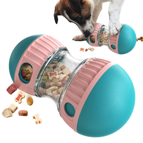 Interactive Dog Toys Puzzle Toy Ball Adjustable Food Treat Dispensing Enrichment Toys for Dogs Intelligence Rolling Ball