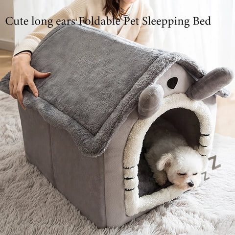 Folding houses for small and medium sized dogs and cats, mattresses, pet products, puppy baskets, winter kennels