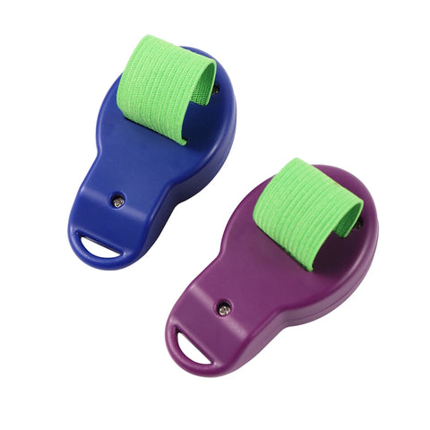 1Pc Pet Training Ring Clicker Elastic Band Sound Generator Dog Behavioral Deterrent Training Pet Training Supplies Purple/Blue