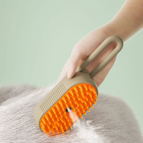 Multifunctional Cat Steamy Brush 2024 New 3 in 1 Electric Cleaning Steam Dog Brush For Spray Massage Pet Hair Removal Combs